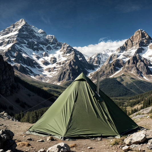 Camping Hot Tent with Wood Stove